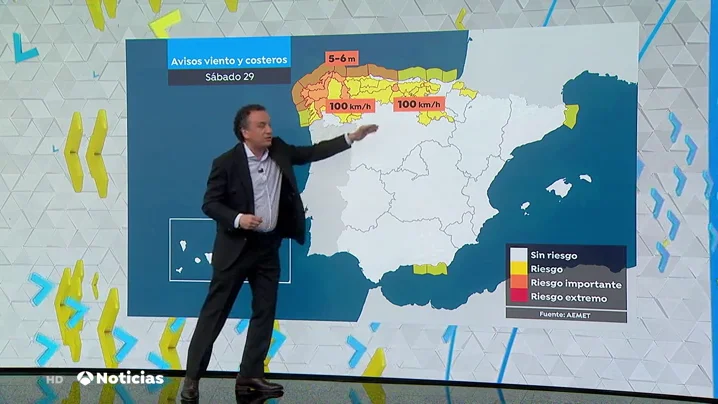 Llega la borrasca Jorge donde dejará fuertes lluvias en Galicia y una bajada de temperaturas en el resto de la península Llega la borrasca Jorge donde dejará fuertes lluvias en Galicia y una bajada de temperaturas en el resto de la península