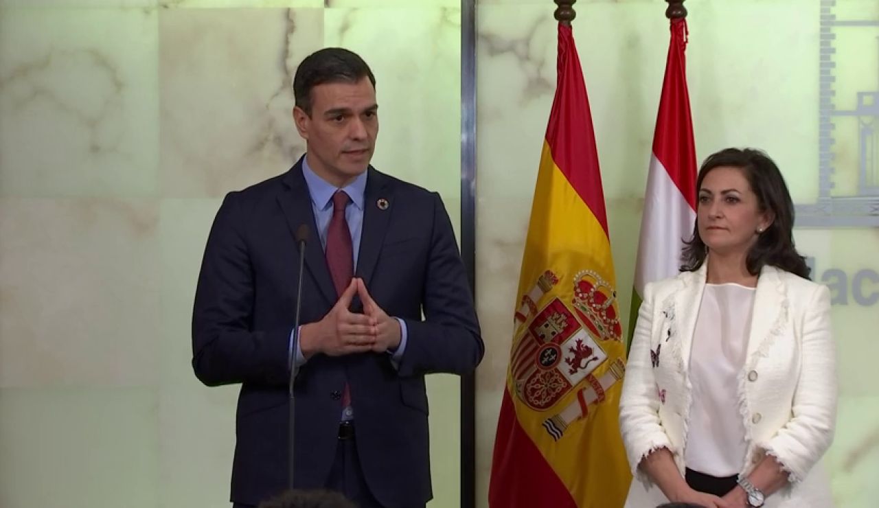 Pedro Sánchez: del conflicto político de Cataluña... a la España Vaciada en La Rioja Pedro Sánchez: del conflicto político de Cataluña... a la España Vaciada en La Rioja
