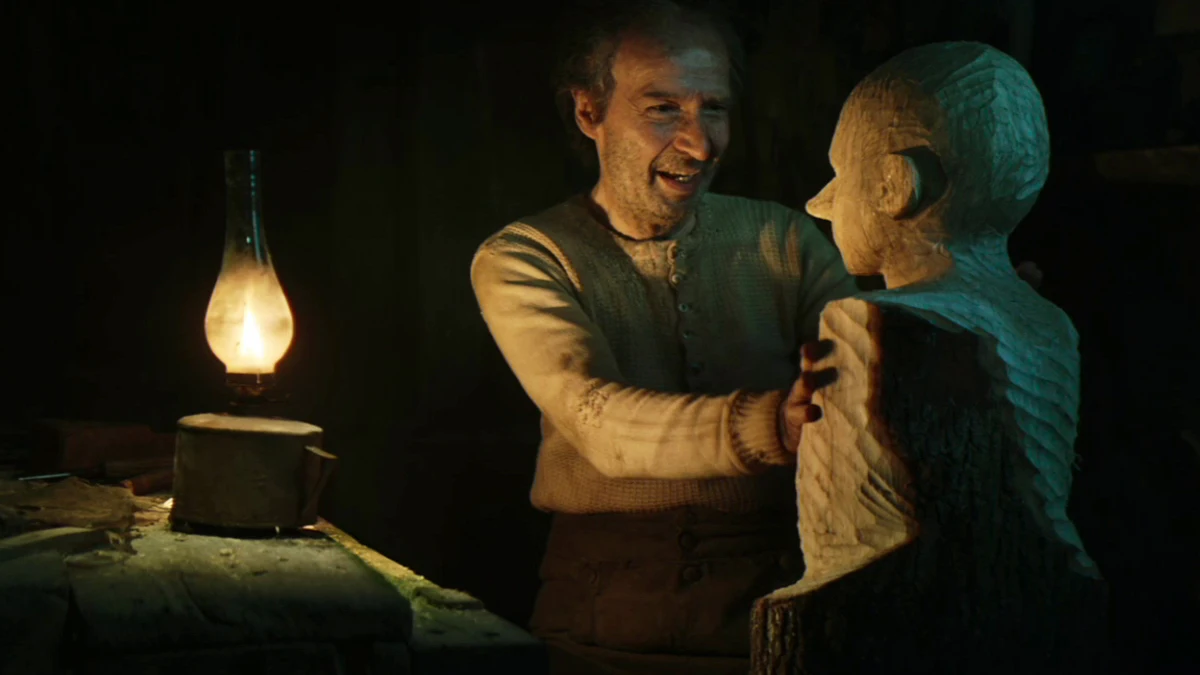 Roberto Benigni como Geppetto en 'Pinocho' Roberto Benigni como Geppetto en 'Pinocho'