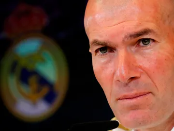 Zidane, en rueda de prensa Zidane, en rueda de prensa