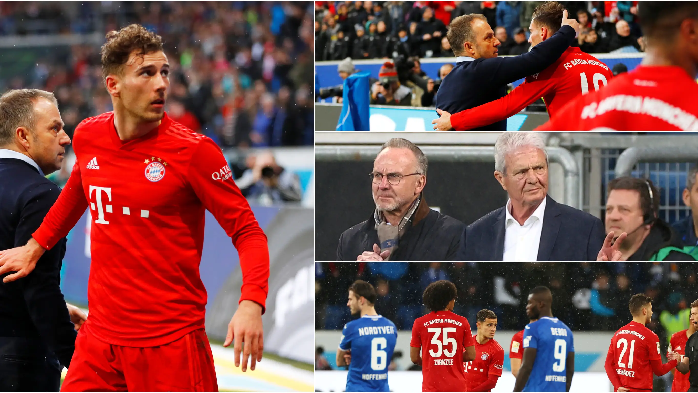 Los jugadores del Bayern se encaran con sus propios aficionados Los jugadores del Bayern se encaran con sus propios aficionados
