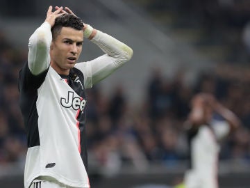 Cristiano Ronaldo, en un partido de la Juventus