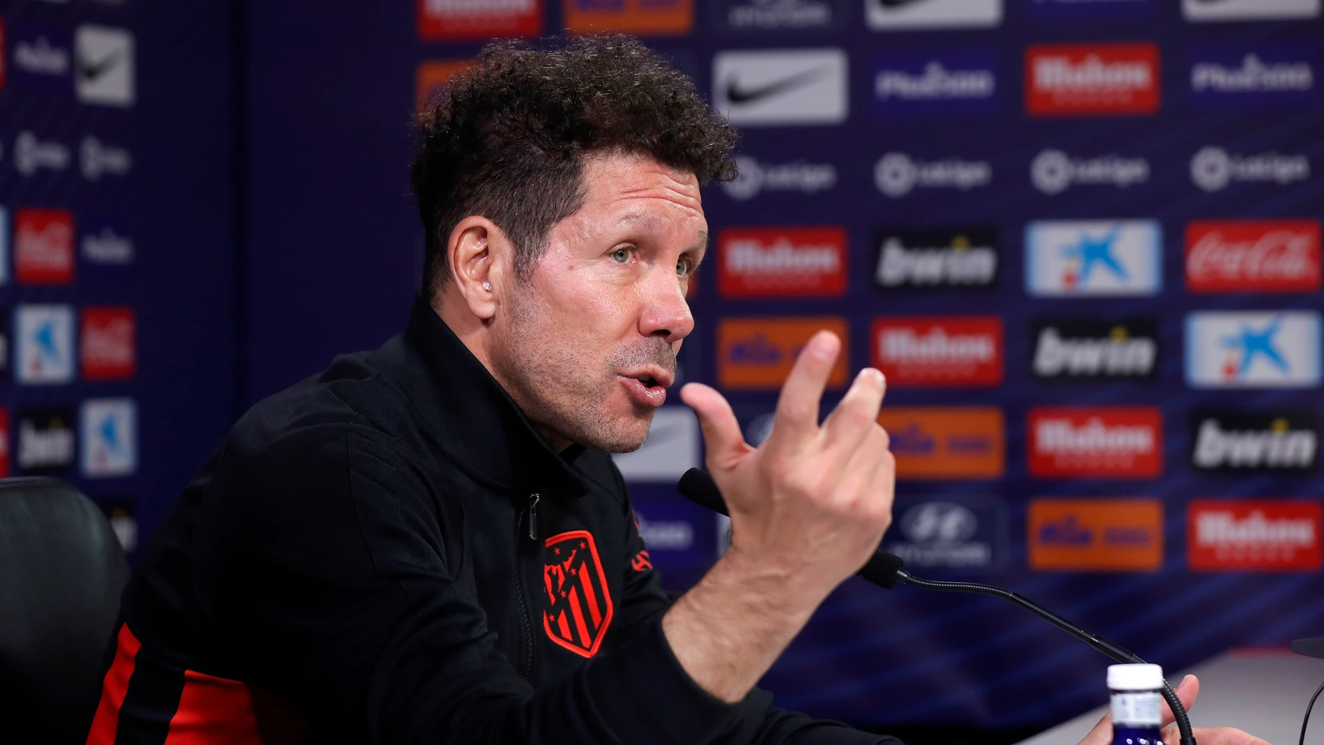 Simeone, en rueda de prensa Simeone, en rueda de prensa