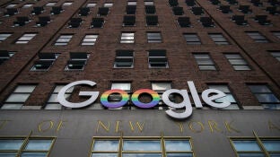Fachada de la sede de Google en Nueva York