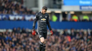David de Gea, cabizbajo