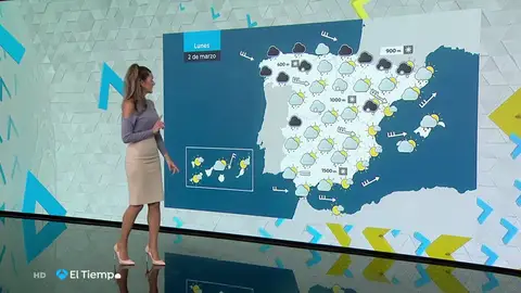 Borrasca Karine: toda España estará mañana en aviso por viento, lluvias, olas y nieve Borrasca Karine: toda España estará mañana en aviso por viento, lluvias, olas y nieve