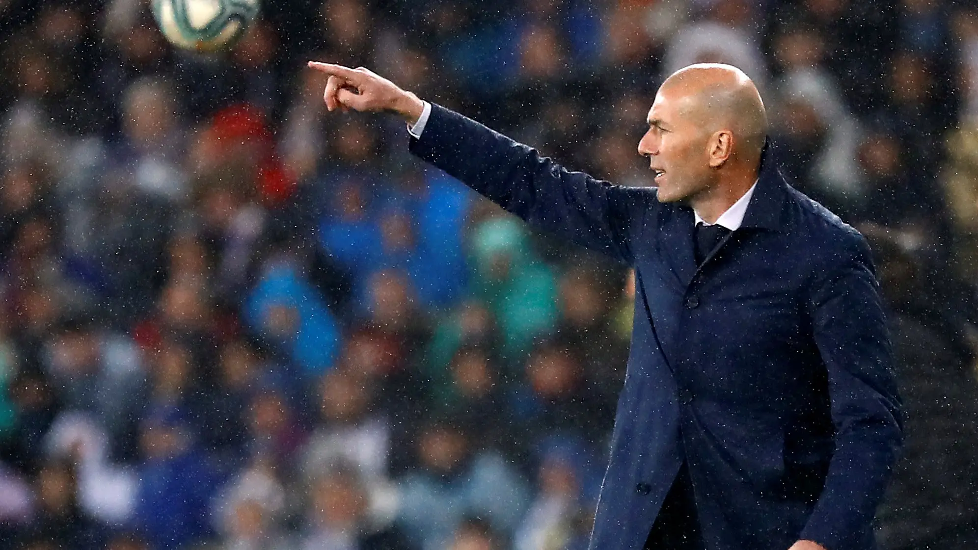 Zinedine Zidane en el Cl&aacute;sico contra el FC Barcelona