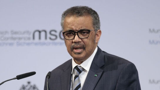 El director de la OMS, Tedros Adhanom Ghebreyesus