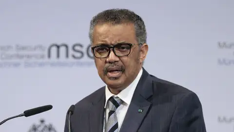 El director de la OMS, Tedros Adhanom Ghebreyesus El director de la OMS, Tedros Adhanom Ghebreyesus