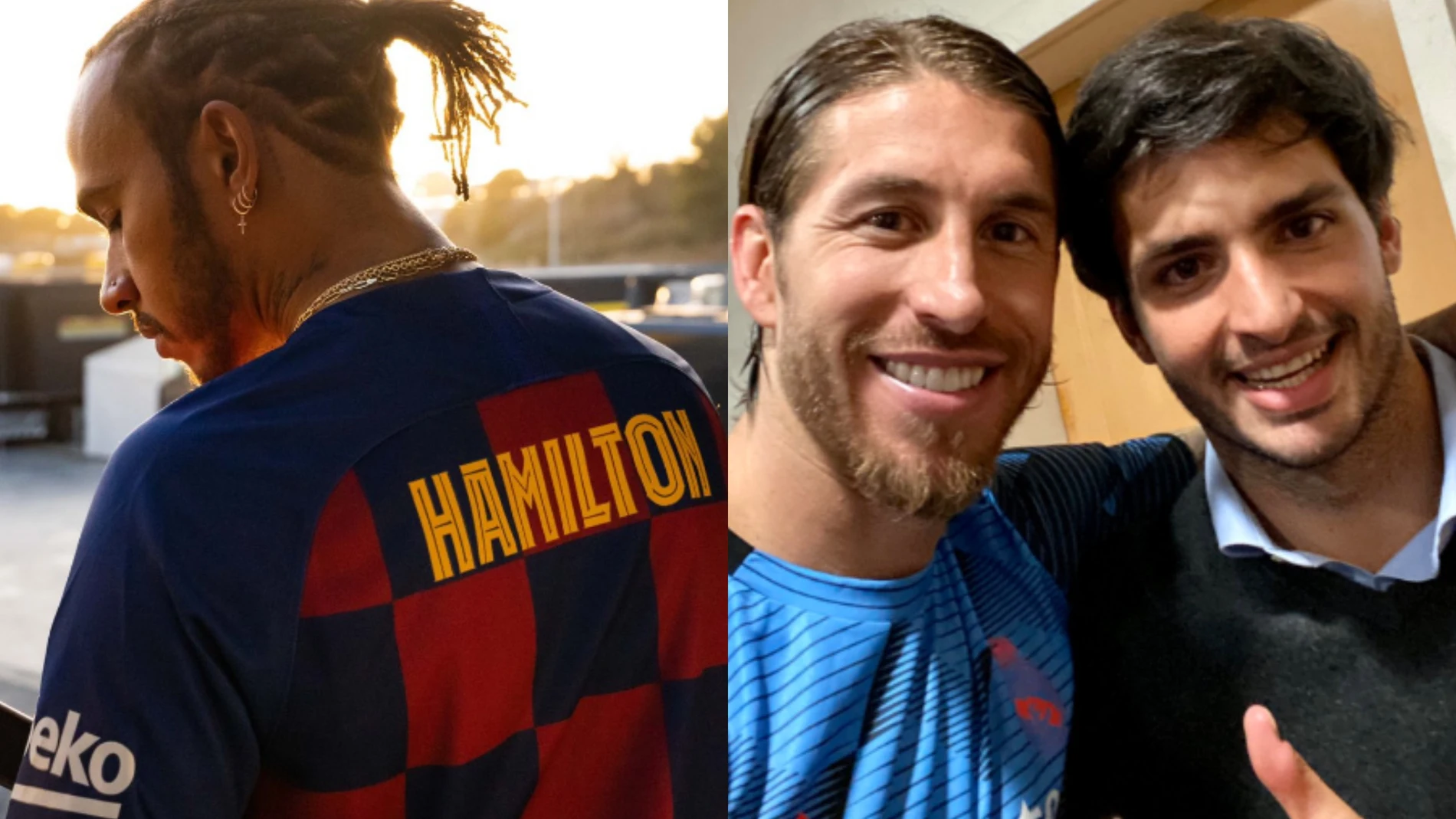 El pique entre Sergio Ramos y Carlos Sainz jr. tras el clásico El pique entre Sergio Ramos y Carlos Sainz jr. tras el clásico