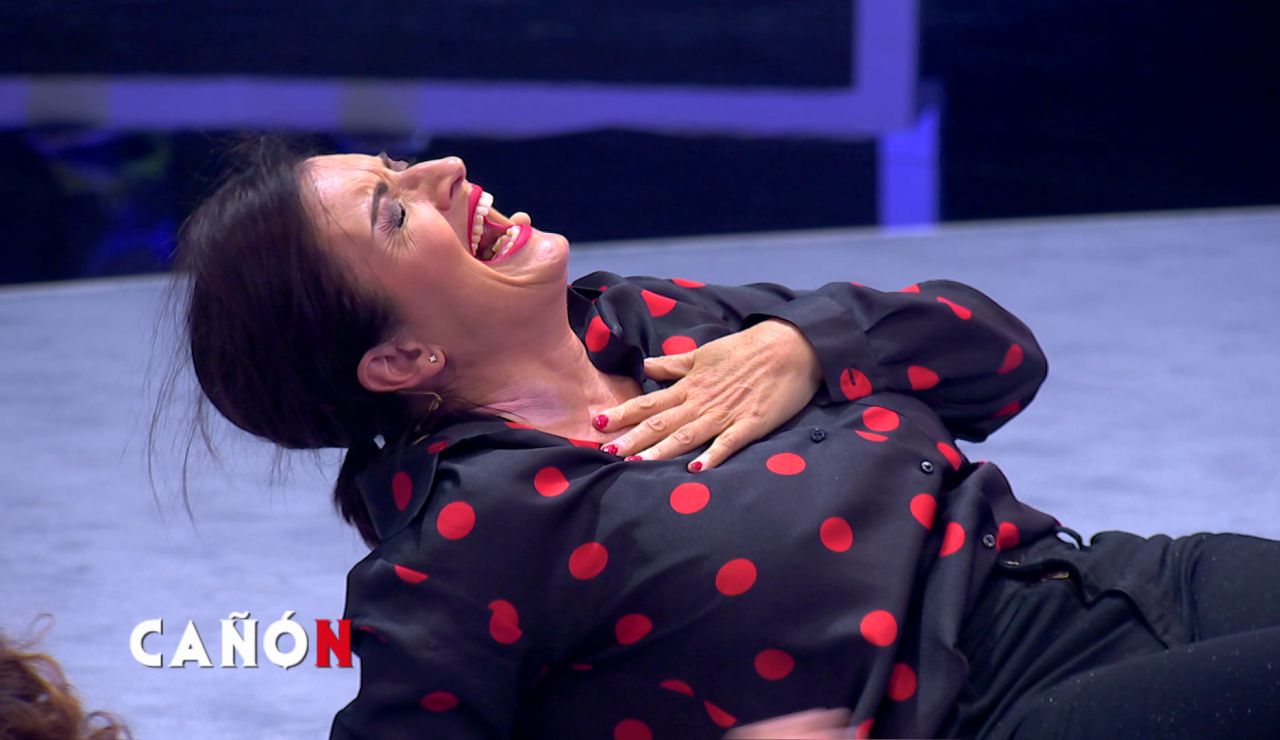 Silvia Abril sufre un ataque de risa ante una inesperada flatulencia