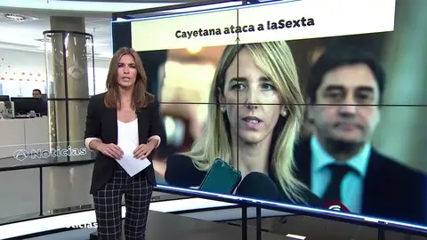 Cayetana Álvarez de Toledo acusa a La Sexta de "erosionar la democracia" Cayetana Álvarez de Toledo acusa a La Sexta de "erosionar la democracia"