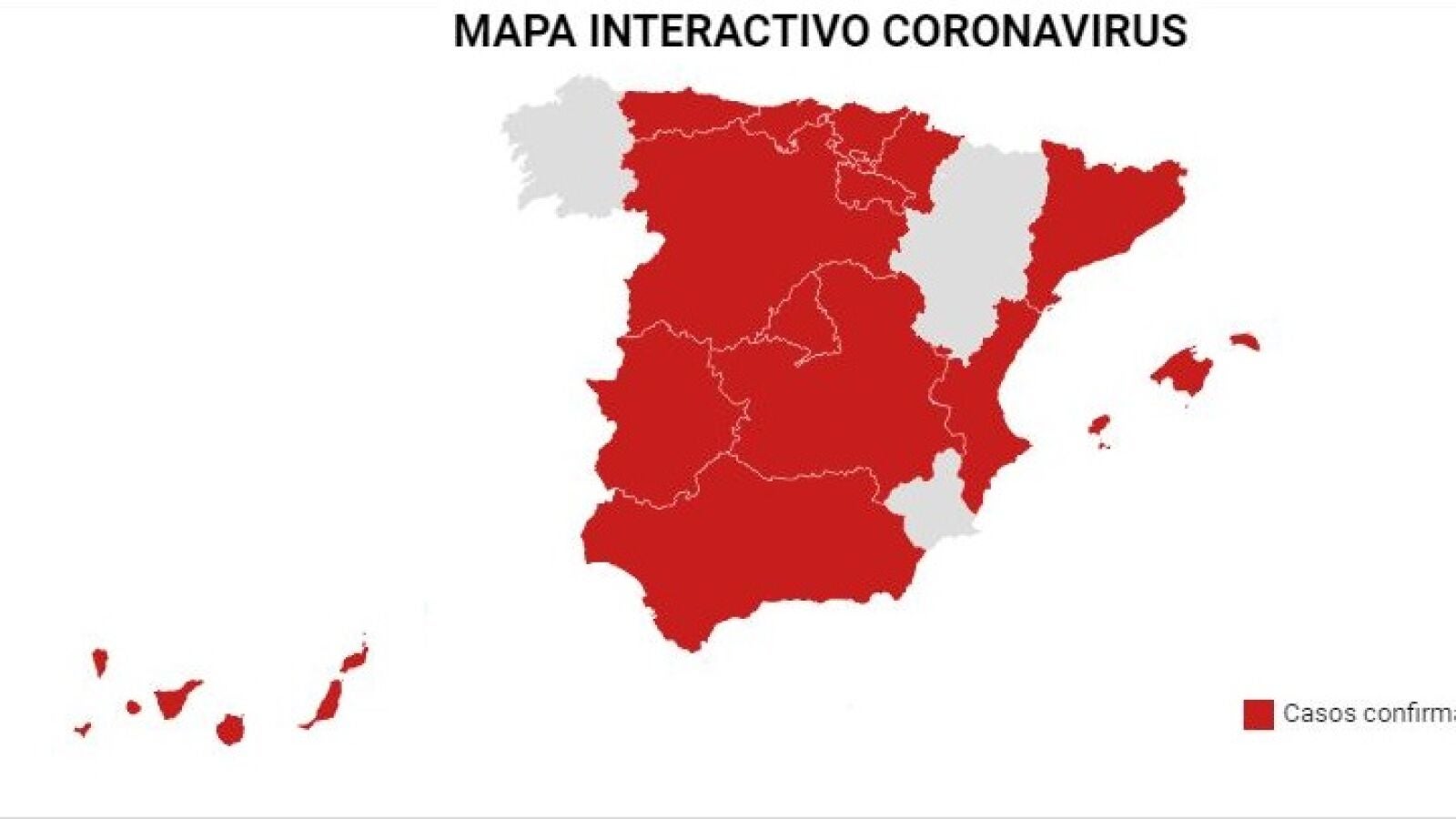 Galicia, Murcia y Aragón resisten al coronavirus: no registran ningún caso 