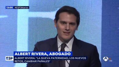 Albert Rivera en su primer día como abogado: 