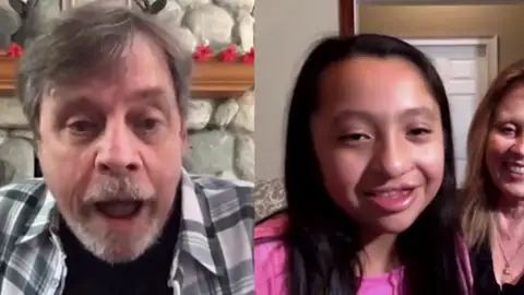 La sorprendente llamada de Luke Skywalker a una niña La sorprendente llamada de Luke Skywalker a una niña
