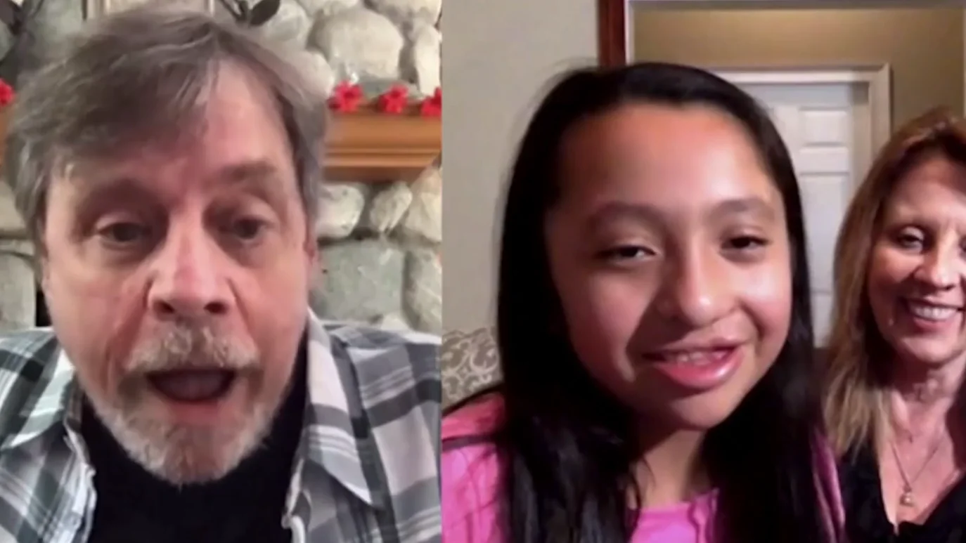 La sorprendente llamada de Luke Skywalker a una niña La sorprendente llamada de Luke Skywalker a una niña