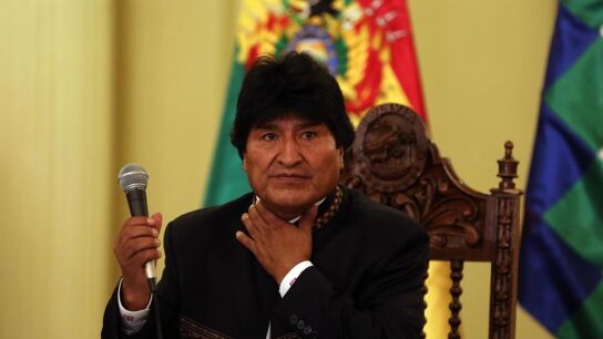Imagen de archivo del expresidente de Bolivia, Evo Morales