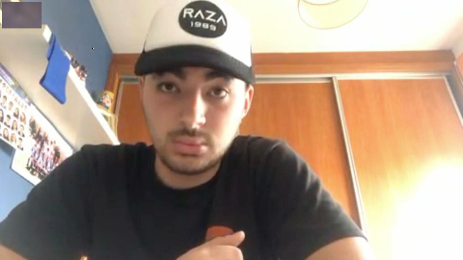 Contagiado por coronavirus.