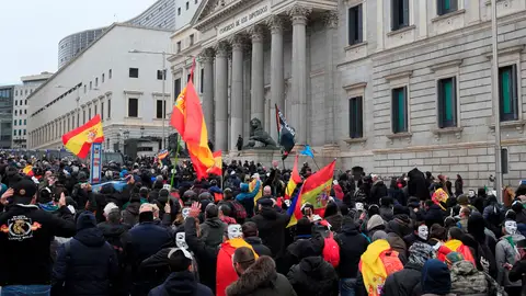 Manifestación de Jusapol en el Congreso Manifestación de Jusapol en el Congreso