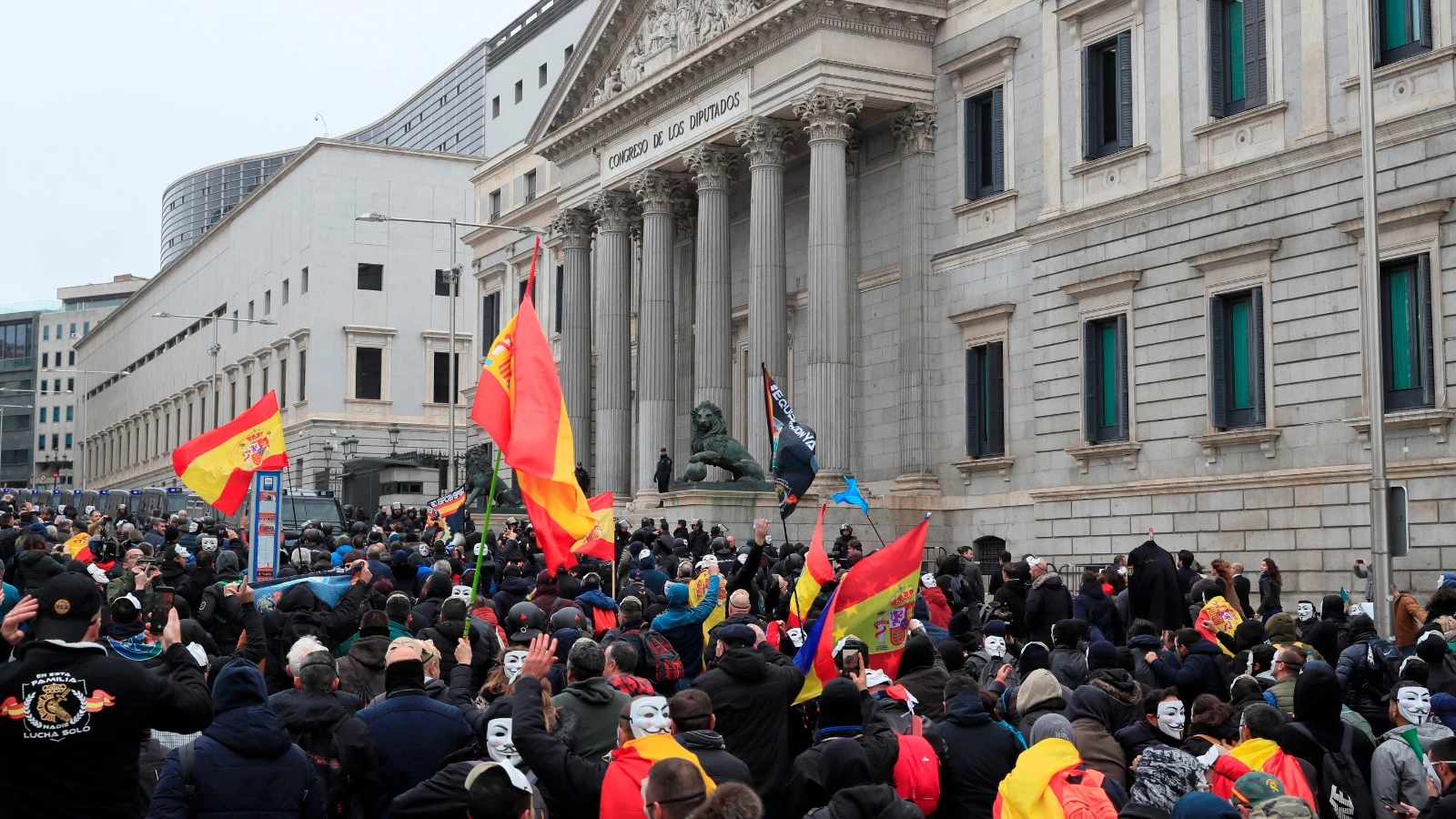 Manifestación de Jusapol en el Congreso Manifestación de Jusapol en el Congreso