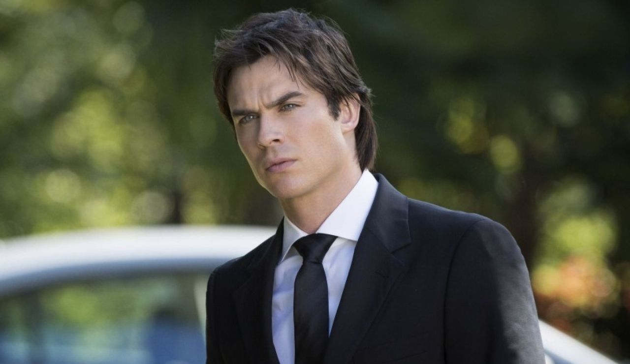 Ian Somerhalder como Damon Salvatore en 'Cr&oacute;nicas Vamp&iacute;ricas'