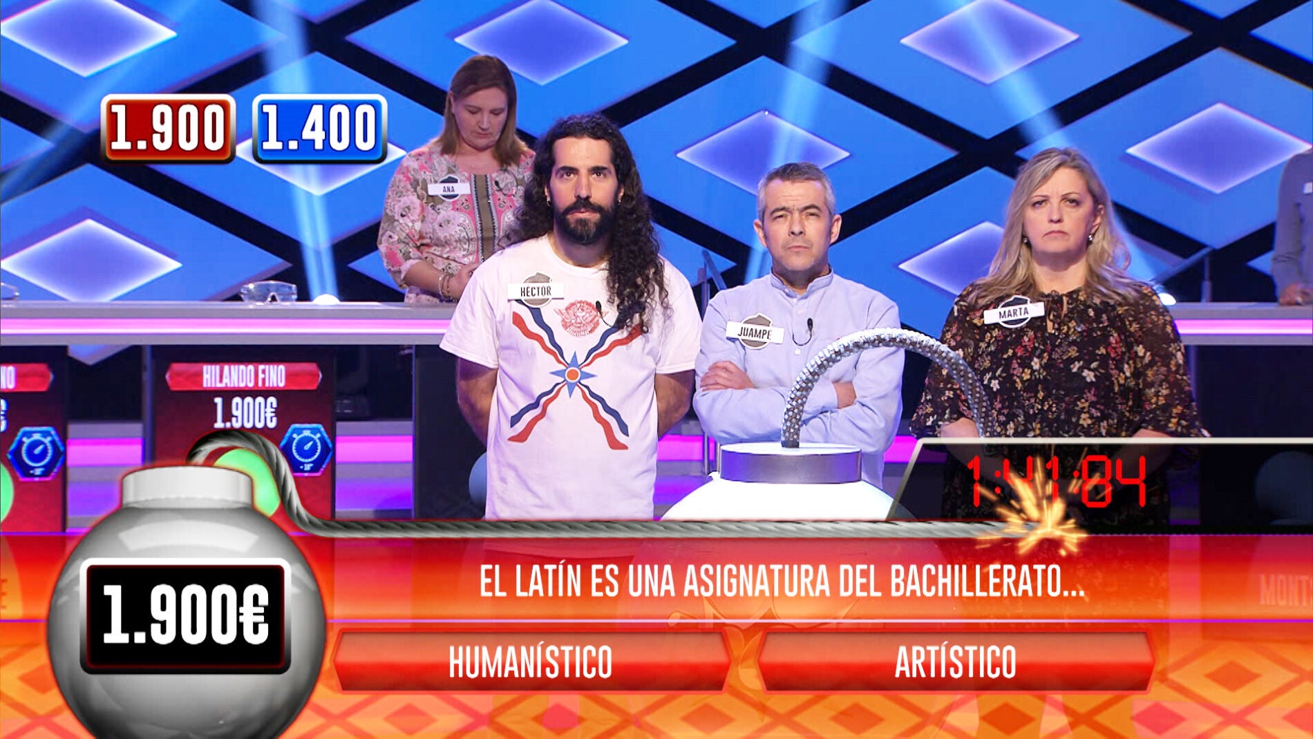 El equipo &lsquo;Hilando fino&rsquo; se alza con la victoria en un primer duelo de infarto en el especial &lsquo;La liga de los millonarios&rsquo; de &lsquo;&iexcl;Boom!&rsquo;