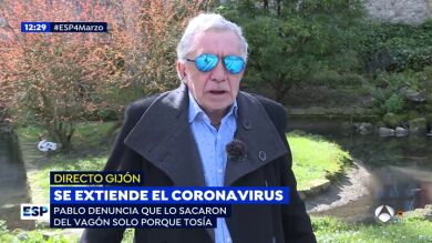 Le sacan del vagón de un tren Gijón- León tras sufrir escalofríos por miedo al coronavirus