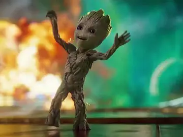 Baby Groot es pura felicidad ahora que ha conocido a Baby Yoda Baby Groot es pura felicidad ahora que ha conocido a Baby Yoda