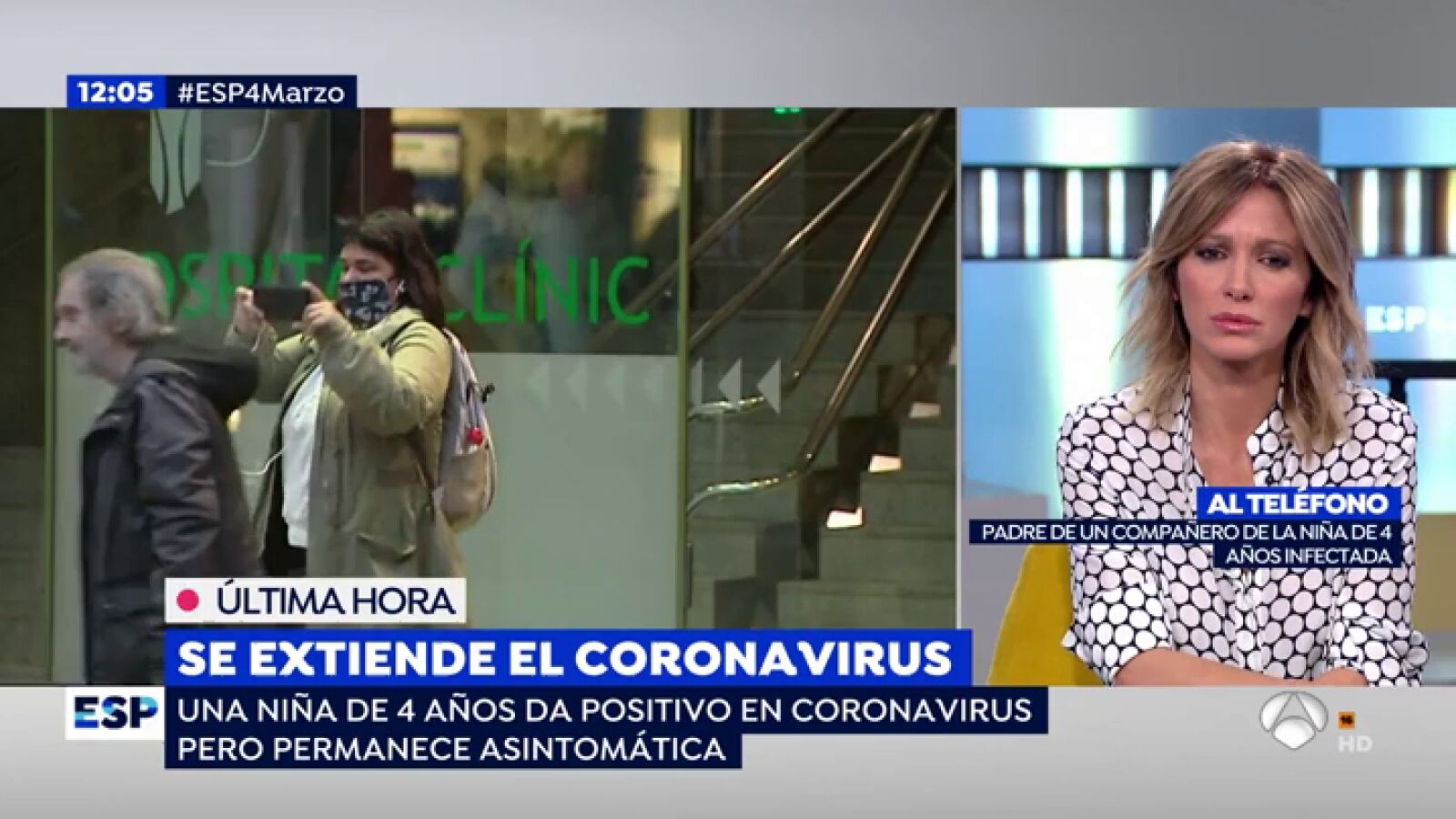 Aulas vacías en el colegio de Madrid donde ha dado positivo en coronavirus una niña de 4 años