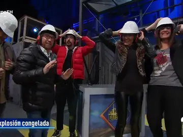 La explosión congelada, una de las más peligrosas de 'El Hormiguero 3.0' La explosión congelada, una de las más peligrosas de 'El Hormiguero 3.0'