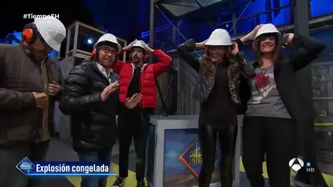 La explosión congelada, una de las más peligrosas de 'El Hormiguero 3.0' La explosión congelada, una de las más peligrosas de 'El Hormiguero 3.0'