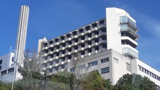Fachada del hospital en A Coru&ntilde;a