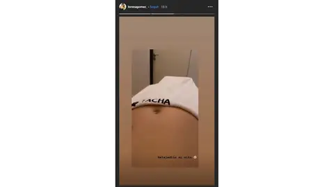 Lorena Gómez muestra las pataditas de su bebé Lorena Gómez muestra las pataditas de su bebé