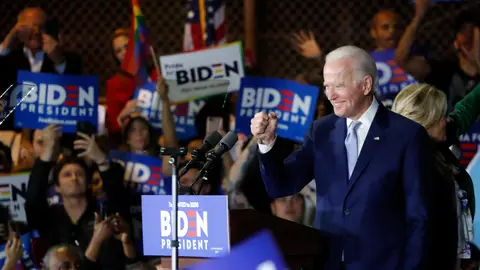 Joe Biden encabeza el supermartes en las primarias demócratas Joe Biden encabeza el supermartes en las primarias demócratas