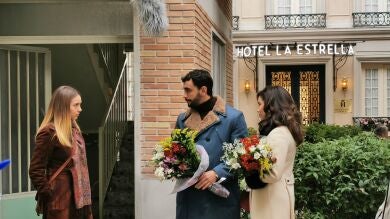 Tras las cámaras del incómodo encuentro entre Amelia, Luisita y Sebas