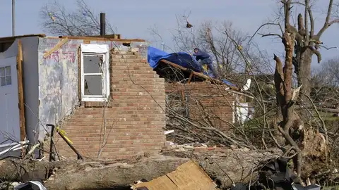 Daños materiales tras los tornados en Nashville. Daños materiales tras los tornados en Nashville.