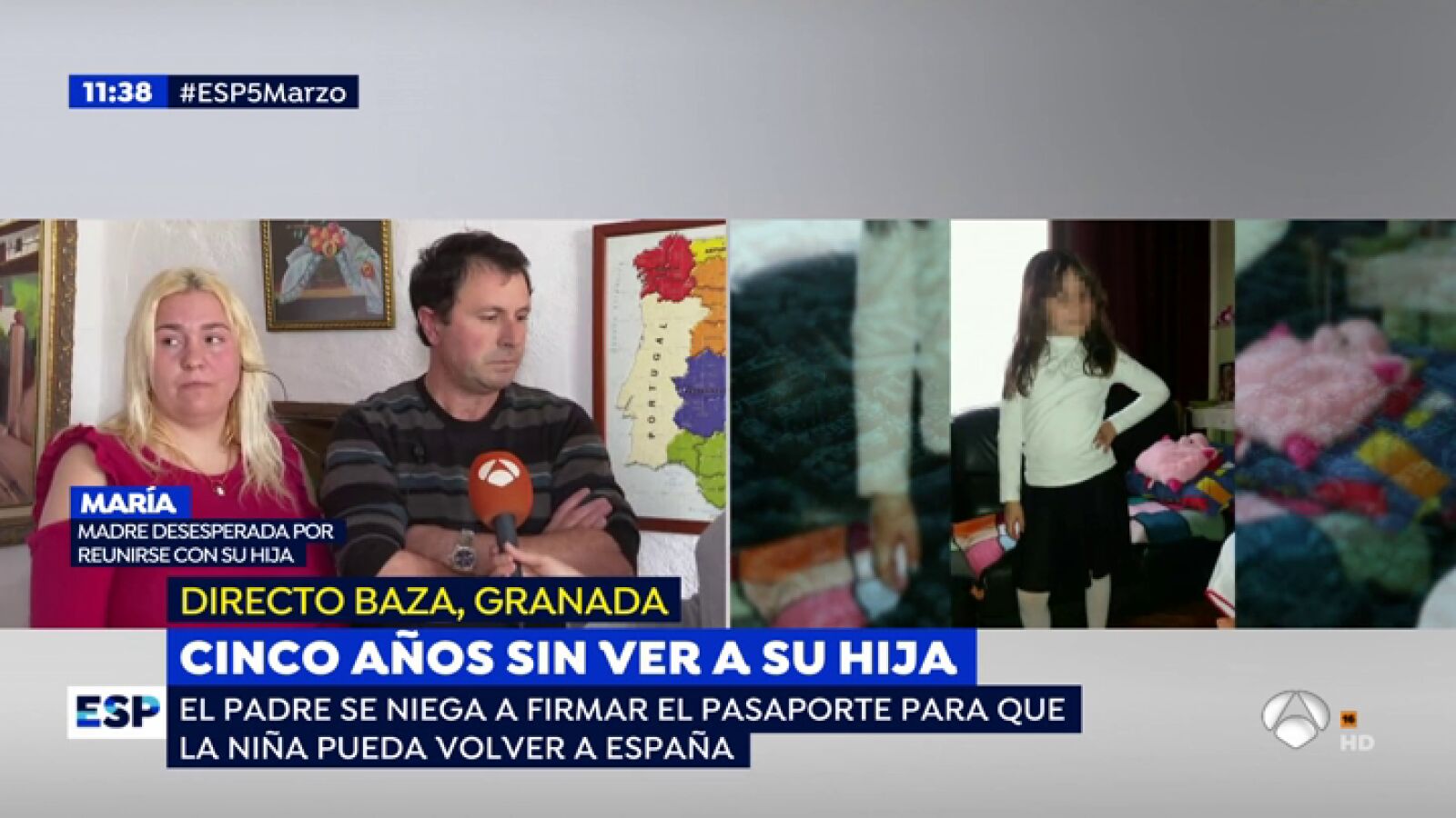 La pesadilla de María, cinco años sin ver a su hija secuestrada en Rumanía
