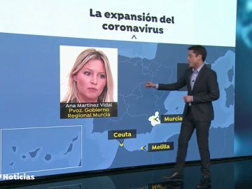 El coronavirus no ha llegado a Murcia porque no hay AVE según la portavoz del gobierno regional