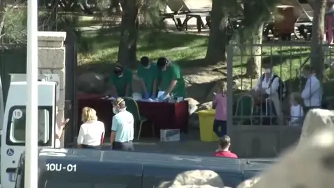 La mitad de los turistas en aislamiento por coronavirus en el hotel de Adeje serán desalojados este jueves La mitad de los turistas en aislamiento por coronavirus en el hotel de Adeje serán desalojados este jueves