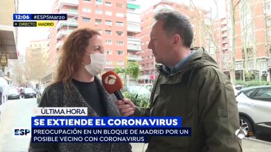Miedo en un edificio de Madrid por unos vecinos con coronavirus: 