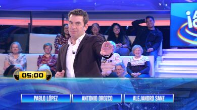 ¿Cuánto sabes de Alejandro Sanz, Pablo López y Antonio Orozco? Ponte a prueba con este 'Entre tres' en '¡Ahora caigo!'