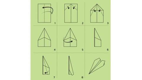 Cómo hacer un avión de papel