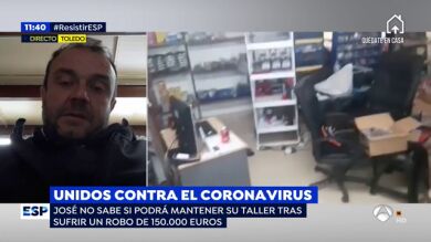 José, el autónomo al que han robado en su taller mientras estaba confinado por coronavirus: 