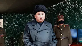 Foto de Kim Jong-Un compartida con los medios por KCNA Foto de Kim Jong-Un compartida con los medios por KCNA