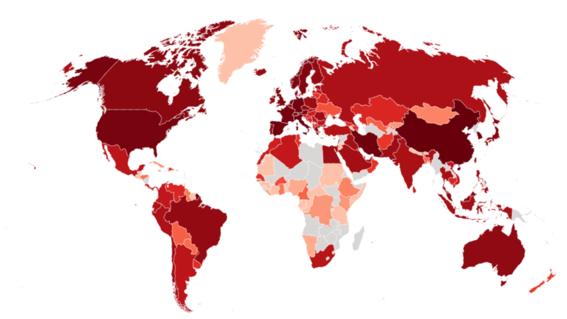 Mapa del coronavirus en tiempo real Mapa del coronavirus en tiempo real