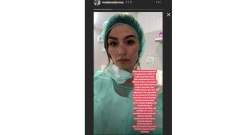 El mensaje que ha compartido Madame de Rosa a través de sus redes sociales 