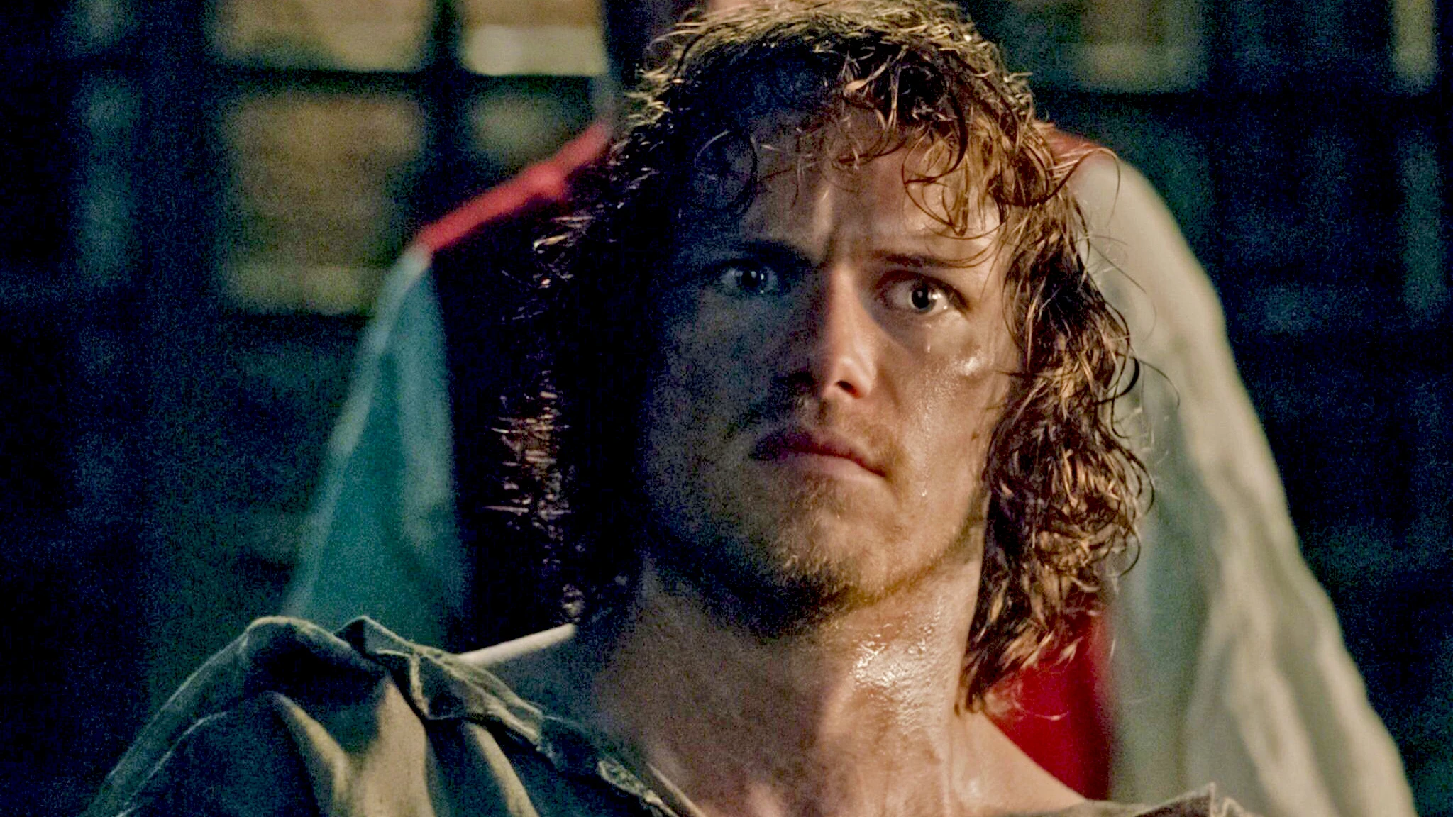 Sam Heughan como Jamie Fraser en 'Outlander' Sam Heughan como Jamie Fraser en 'Outlander'