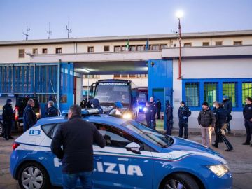 Coche de la Policía en Italia