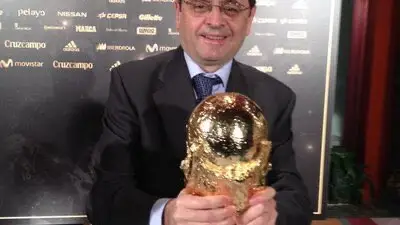 Chema Candela con la Copa del Mundo Chema Candela con la Copa del Mundo