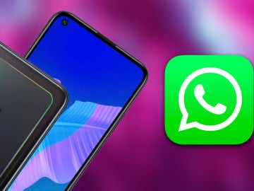 WhatsApp y un móvil Huawei